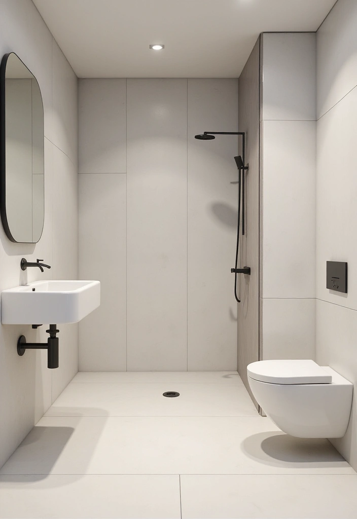 15 Bathroom Design Trends for 2025 - 8. Minimalist Designs