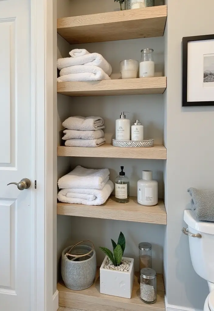 15 Bathroom Shelves for Small Spaces - 7. Stackable Shelves