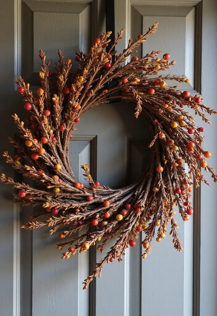 15 Eco-Friendly Fall Decor Ideas for Every Room - 10. Natural Wreaths