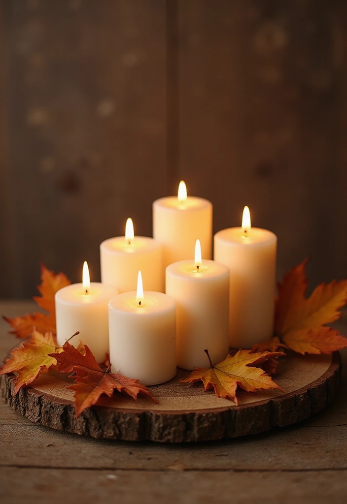 15 Eco-Friendly Fall Decor Ideas for Every Room - 5. Eco-Friendly Candles