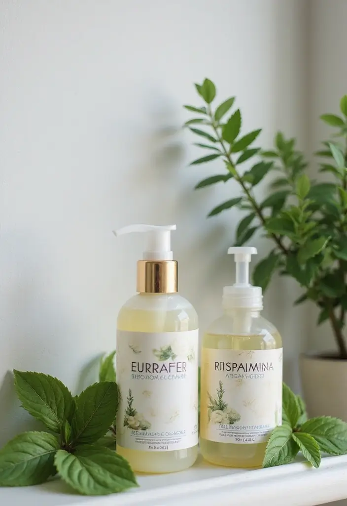 15 Essential Bathroom Accessories for Modern Homes - 10. Plant-Based Bathroom Cleaners