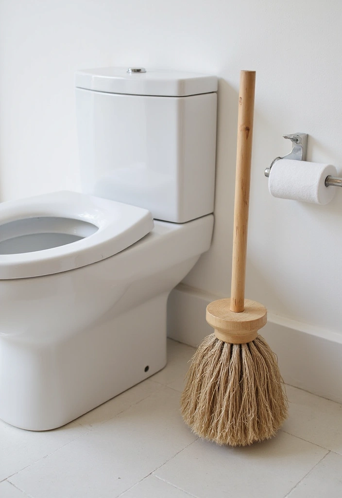 15 Essential Bathroom Accessories for Modern Homes - 12. Natural Fiber Toilet Brush