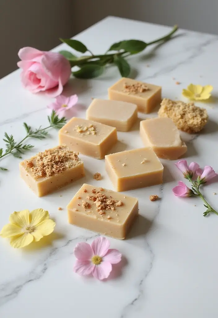 15 Essential Bathroom Accessories for Modern Homes - 13. Upcycled Soap or Lotion Bars