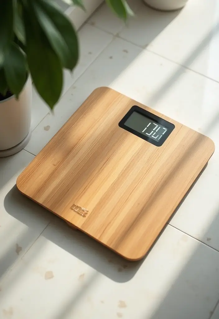 15 Essential Bathroom Accessories for Modern Homes - 15. Eco-Friendly Bathroom Scale