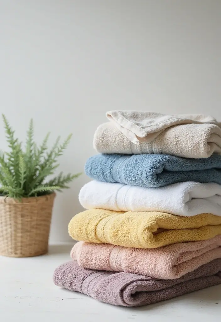 15 Essential Bathroom Accessories for Modern Homes - 2. Organic Cotton Towels