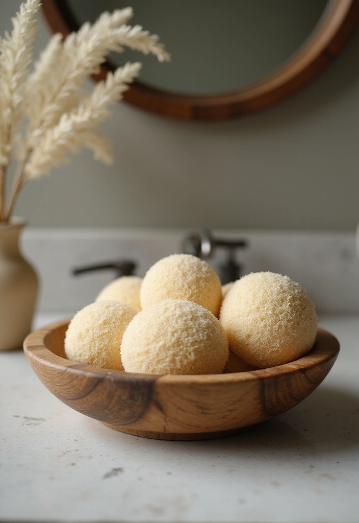 15 Essential Bathroom Accessories for Modern Homes - 6. Natural Loofah Sponges