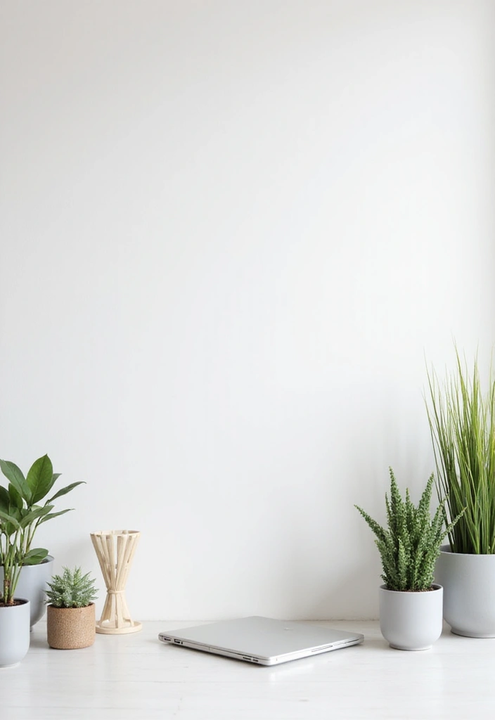15 Home Office Background Ideas for Video Calls - 1. The Minimalist Dream