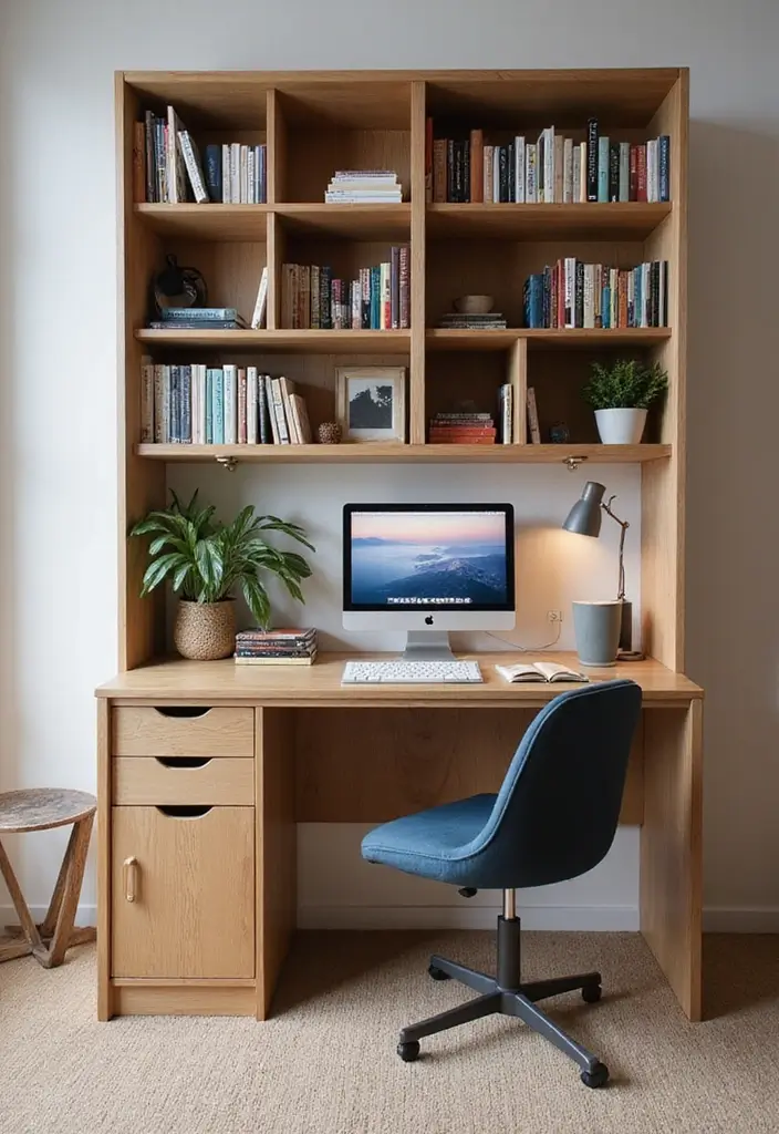 15 Home Office Background Ideas for Video Calls - 10. The Multi-Functional Space