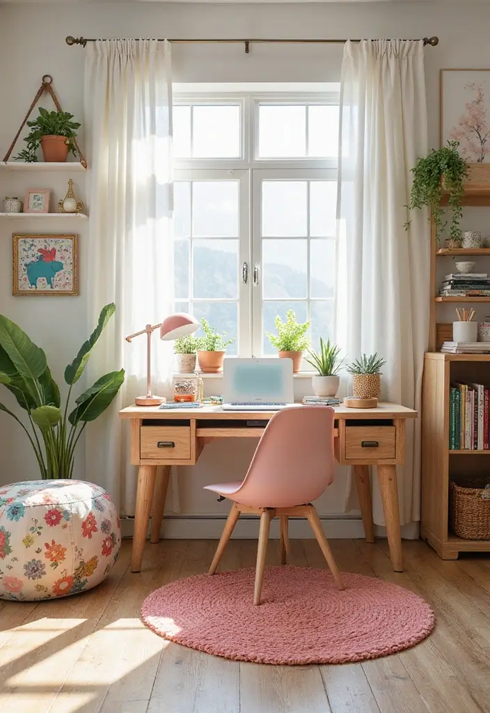 15 Home Office Background Ideas for Video Calls - 12. Whimsical Touches
