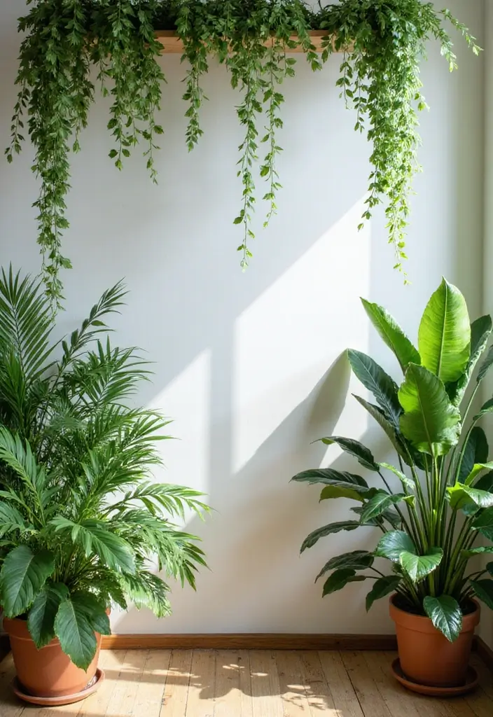 15 Home Office Background Ideas for Video Calls - 2. Vibrant Greenery