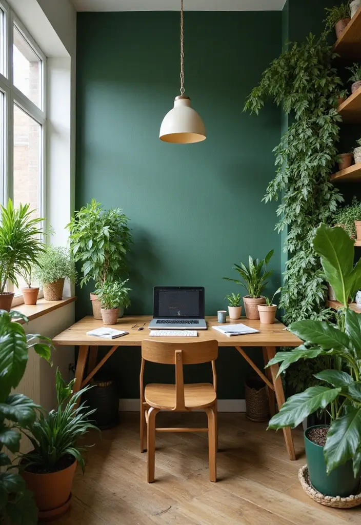 15 Home Office Inspiration Photos to Save Now - 1. Biophilic Bliss
