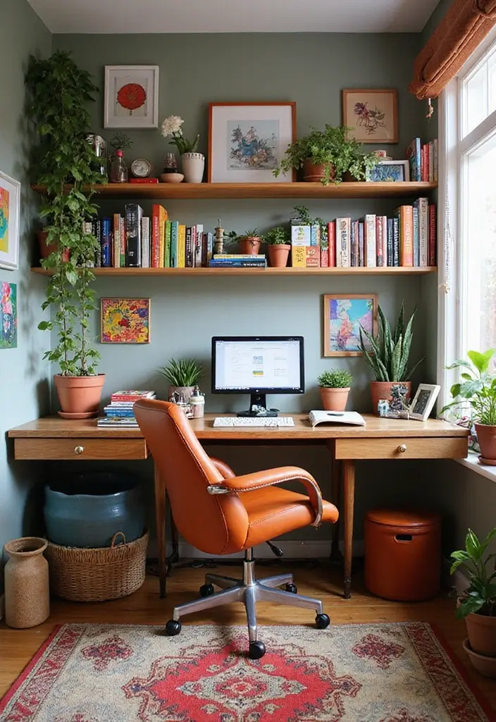 15 Home Office Inspiration Photos to Save Now - 10. Organized Chaos