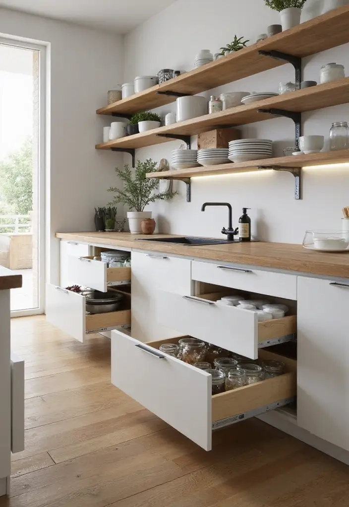 15 Kitchen Remodel Ideas for a Fresh Start - 10. Smart Storage Solutions