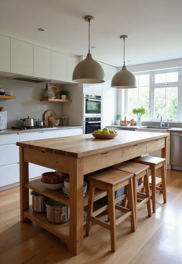 15 Kitchen Remodel Ideas for a Fresh Start - 13. Multi-functional Island