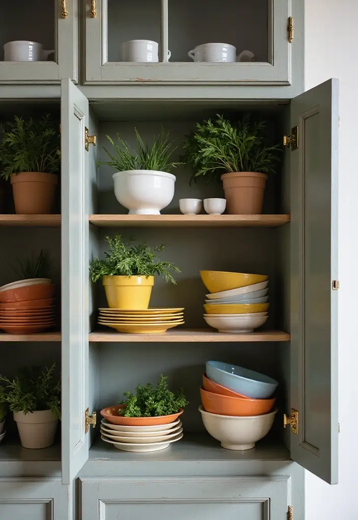 15 Kitchen Unit Designs for Organized Cooking - 13. Open-Concept Cabinets