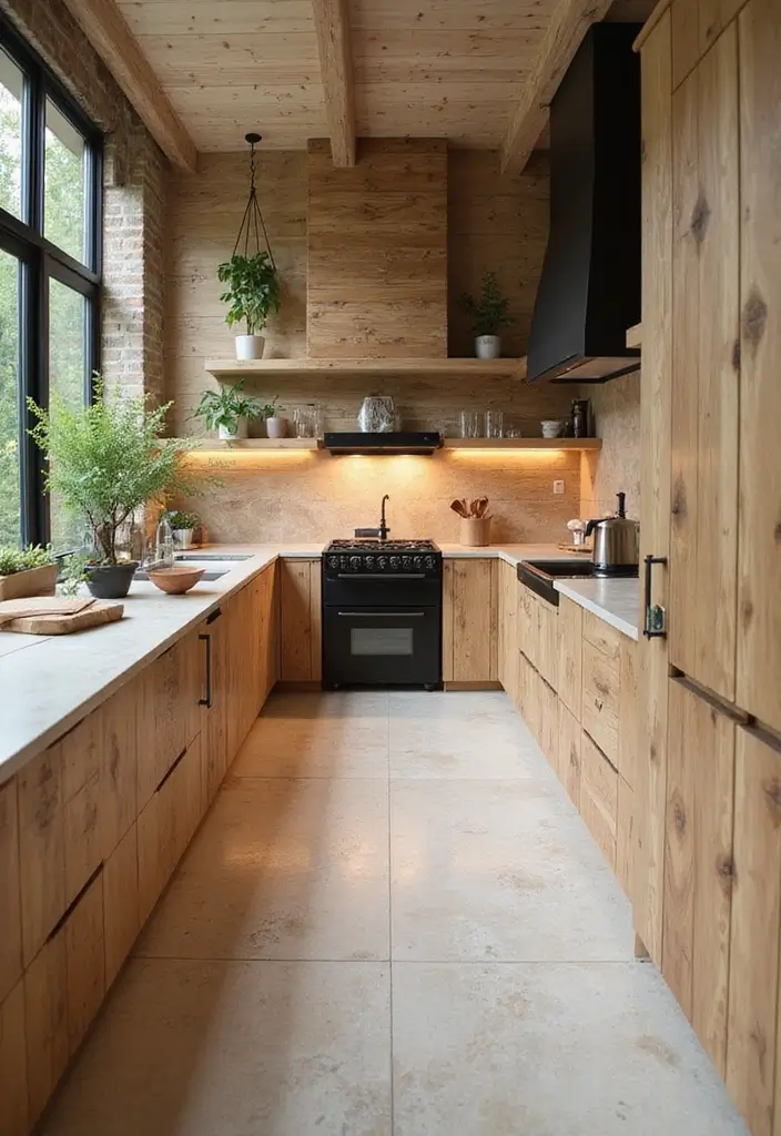 15 Kitchen Unit Designs for Organized Cooking - 15. Eco-Friendly Materials