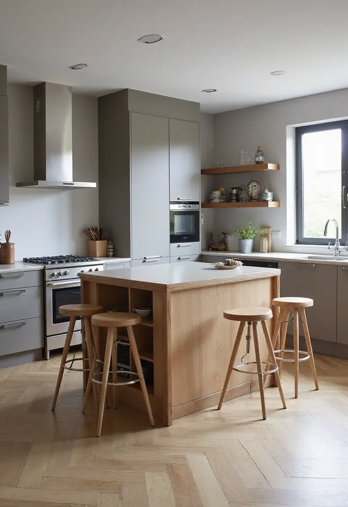 15 Kitchen Unit Designs for Organized Cooking - 3. Compact Kitchen Islands