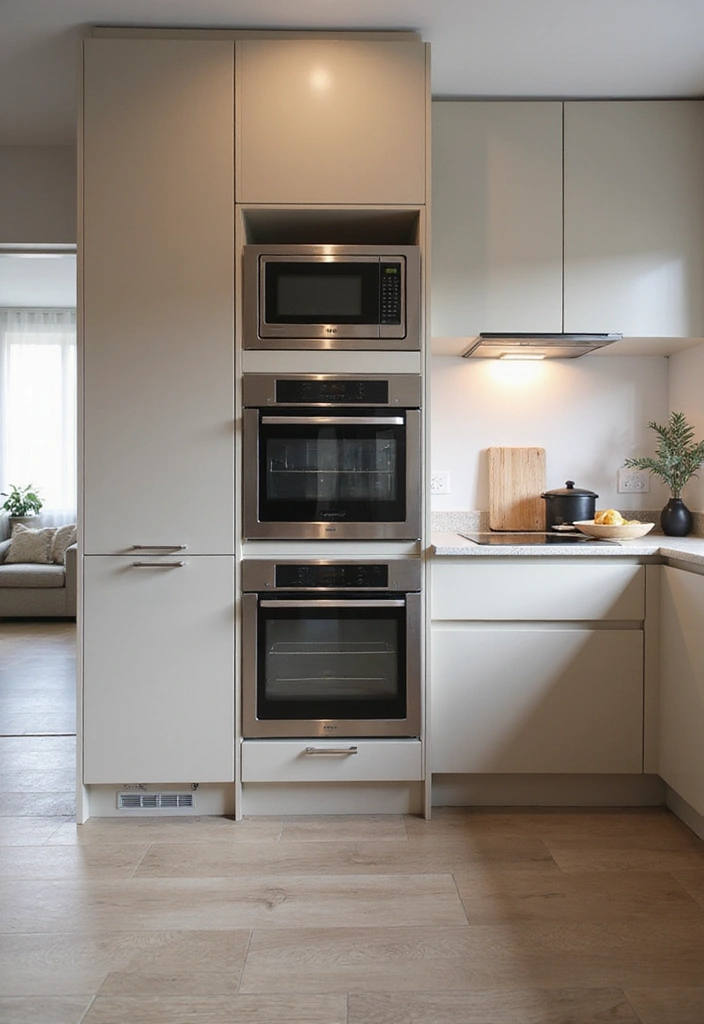 15 Kitchen Unit Designs for Organized Cooking - 9. Integrated Appliances