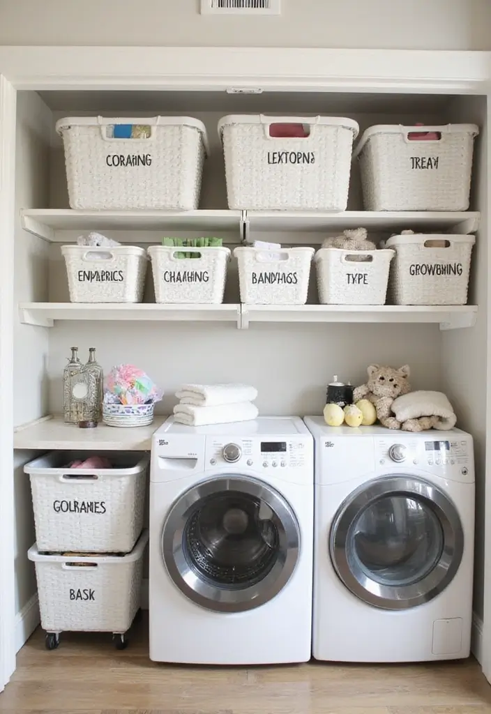 15 Laundry Room Organization Tips That Work - 11. Implement a Labeling System