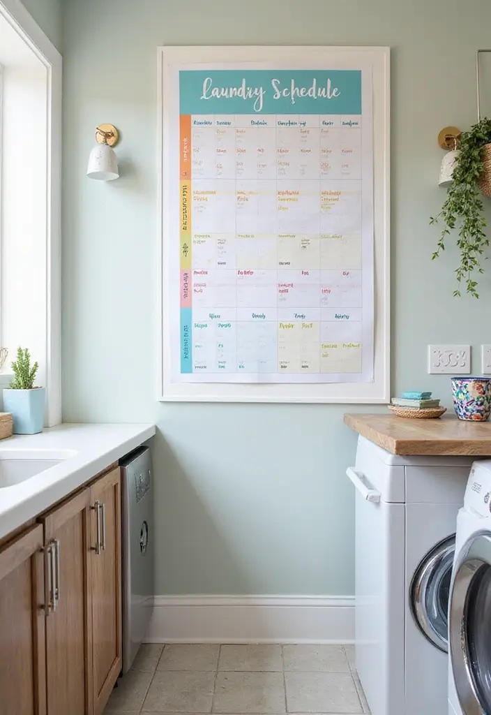15 Laundry Room Organization Tips That Work - 12. Create a Laundry Schedule