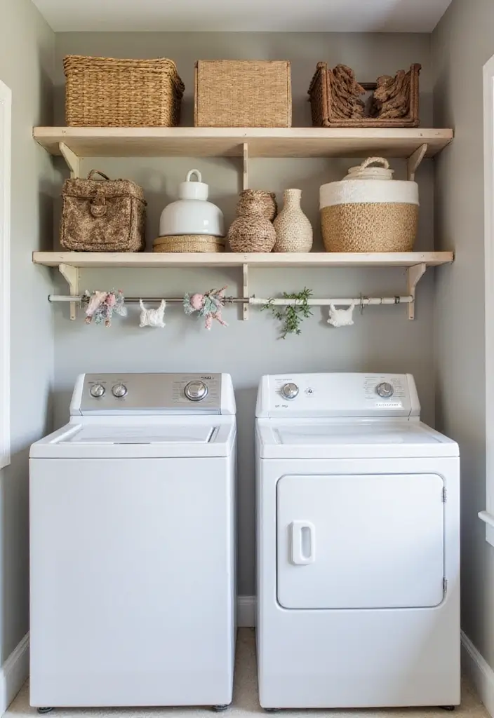 15 Laundry Room Organization Tips That Work - 15. Don’t Forget the Ceiling!