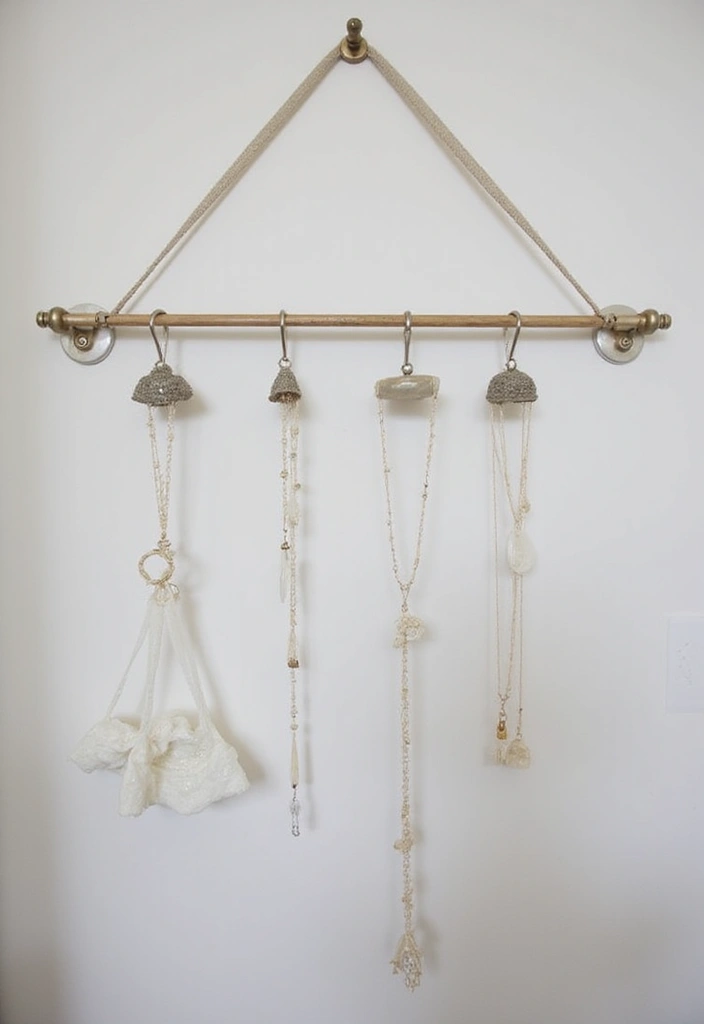 15 Laundry Room Organization Tips That Work - 7. Use a Tension Rod for Drying Items