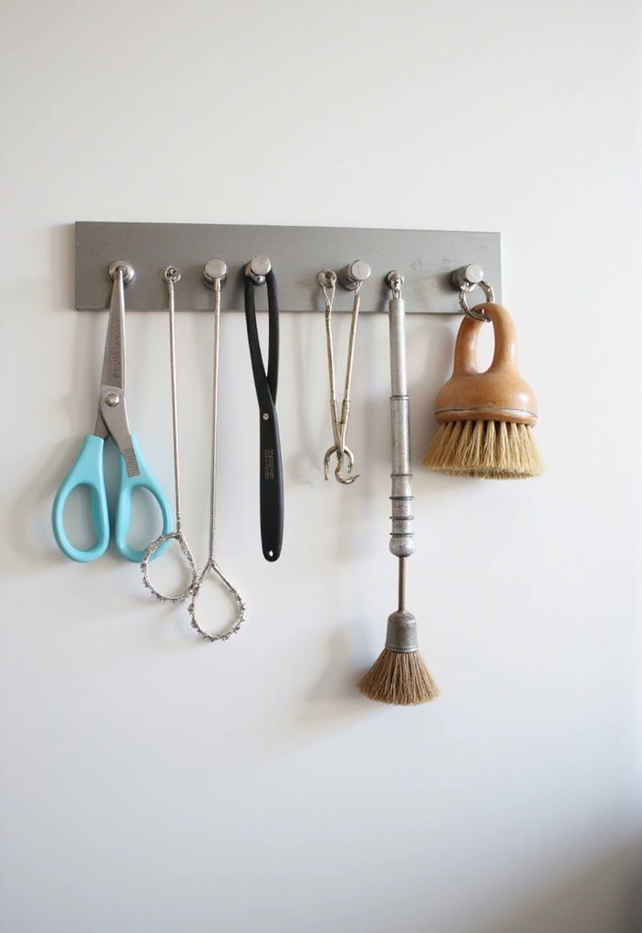 15 Laundry Room Storage Hacks for Small Spaces - 4. Magnetic Strips for Small Tools
