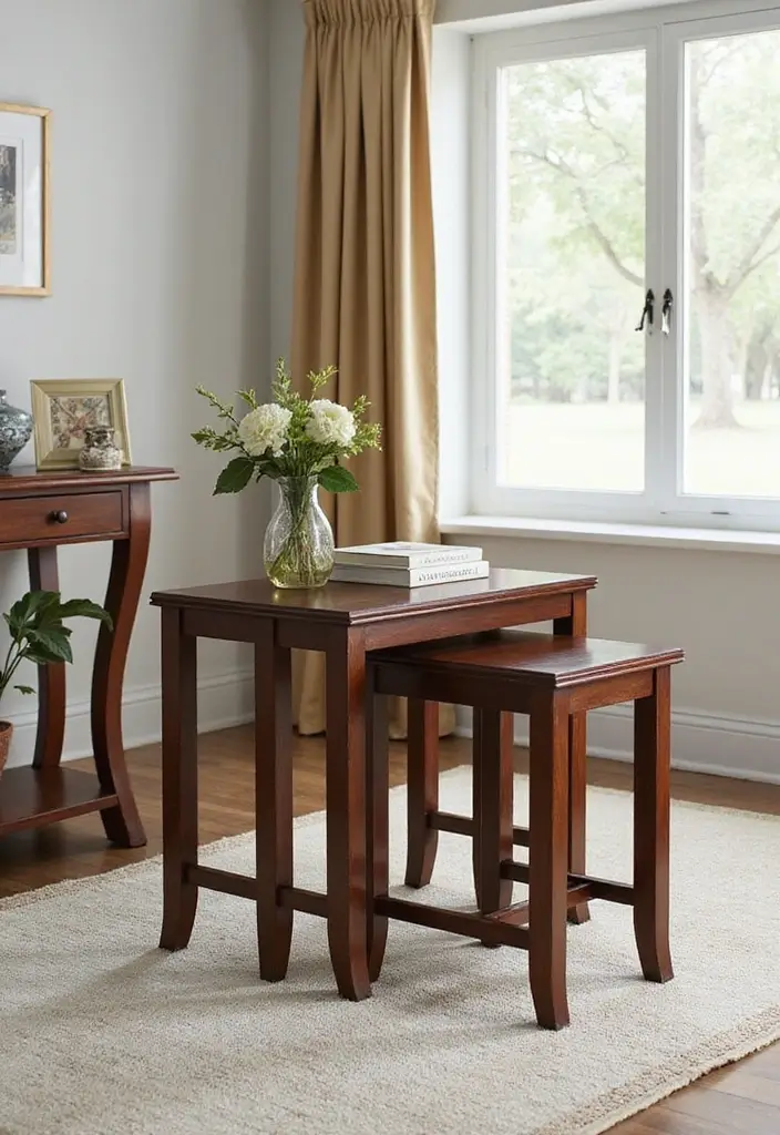 15 Living Room Furniture Ideas for Every Space - 11. Nested Tables