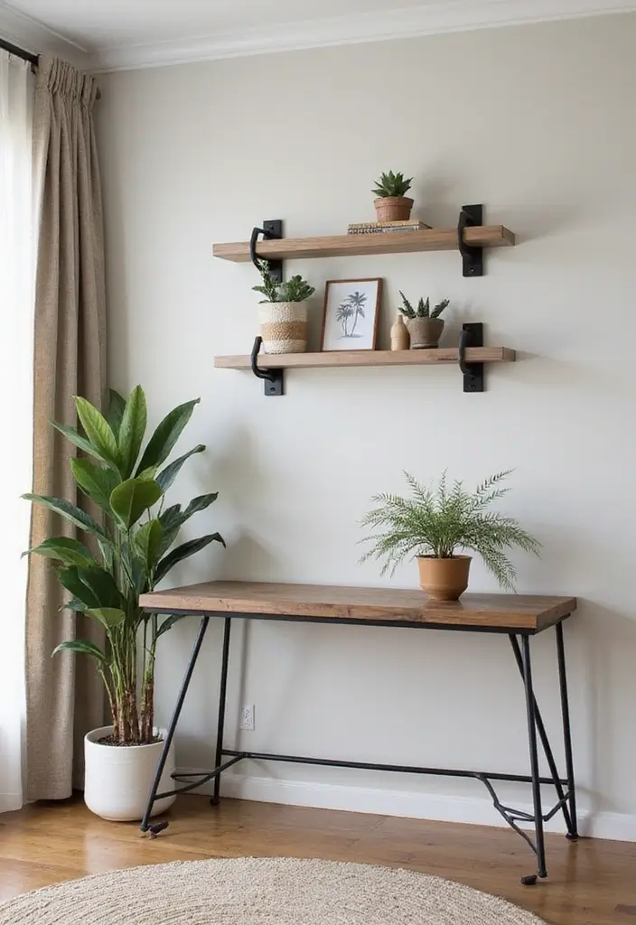 15 Living Room Furniture Ideas for Every Space - 3. Slim Console Tables