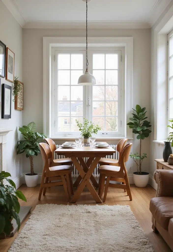15 Living Room Furniture Ideas for Every Space - 6. Foldable Dining Tables
