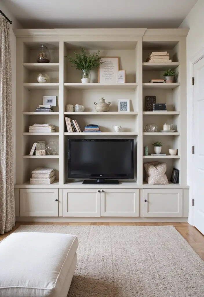15 Living Room Furniture Ideas for Every Space - 8. Custom Built-Ins