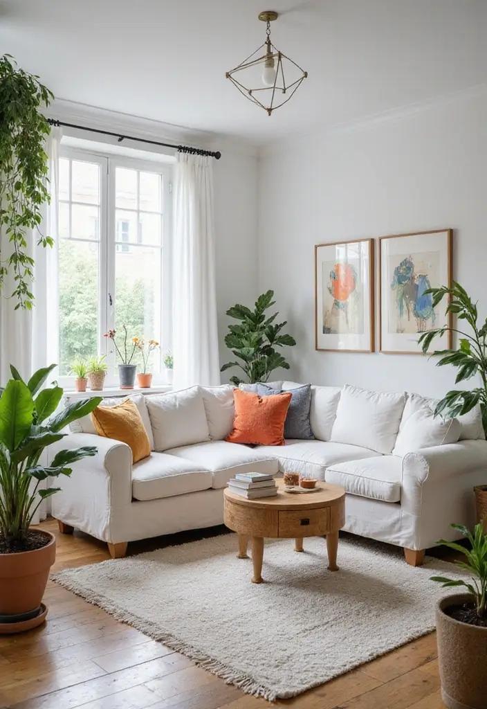 15 Living Room Paint Color Ideas to Brighten Your Space - 8. Classic White