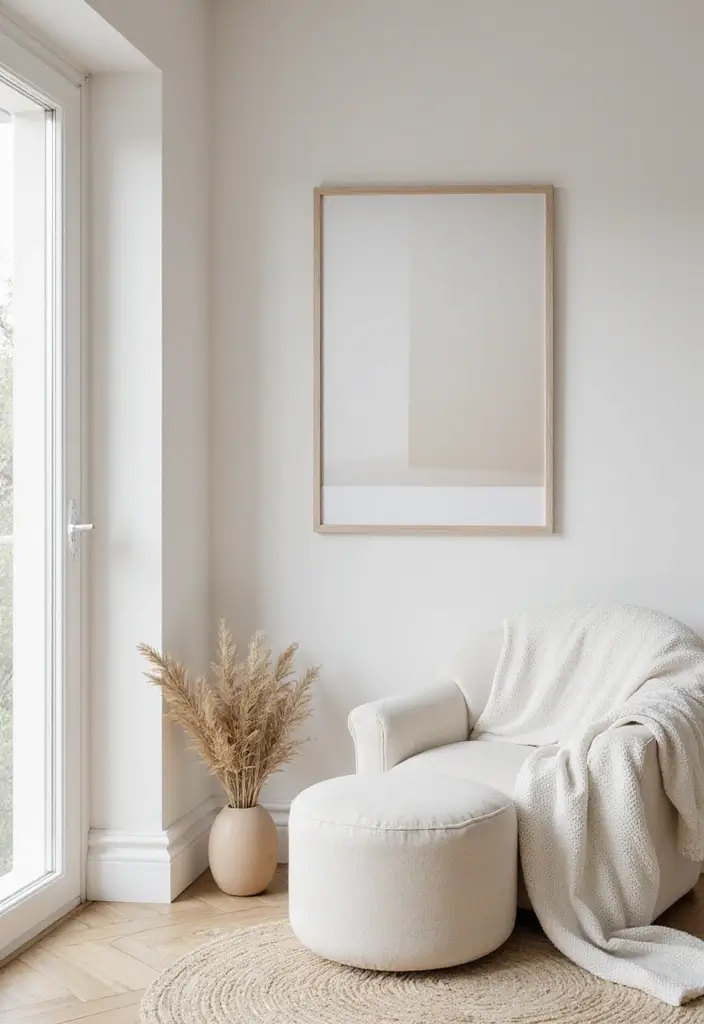 15 Minimalist Home Decor Ideas for a Clutter-Free Space - 5. Incorporate Simple Home Accessories
