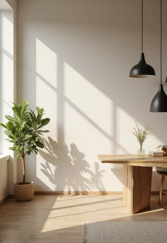 15 Minimalist Home Decor Ideas for a Clutter-Free Space - 8. Utilize Light Fixtures Wisely