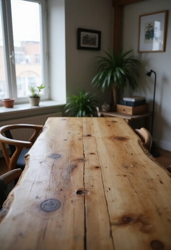 15 Must-Have Home Office Furniture Pieces for a Sustainable Workspace - 1. Reclaimed Wood Desk