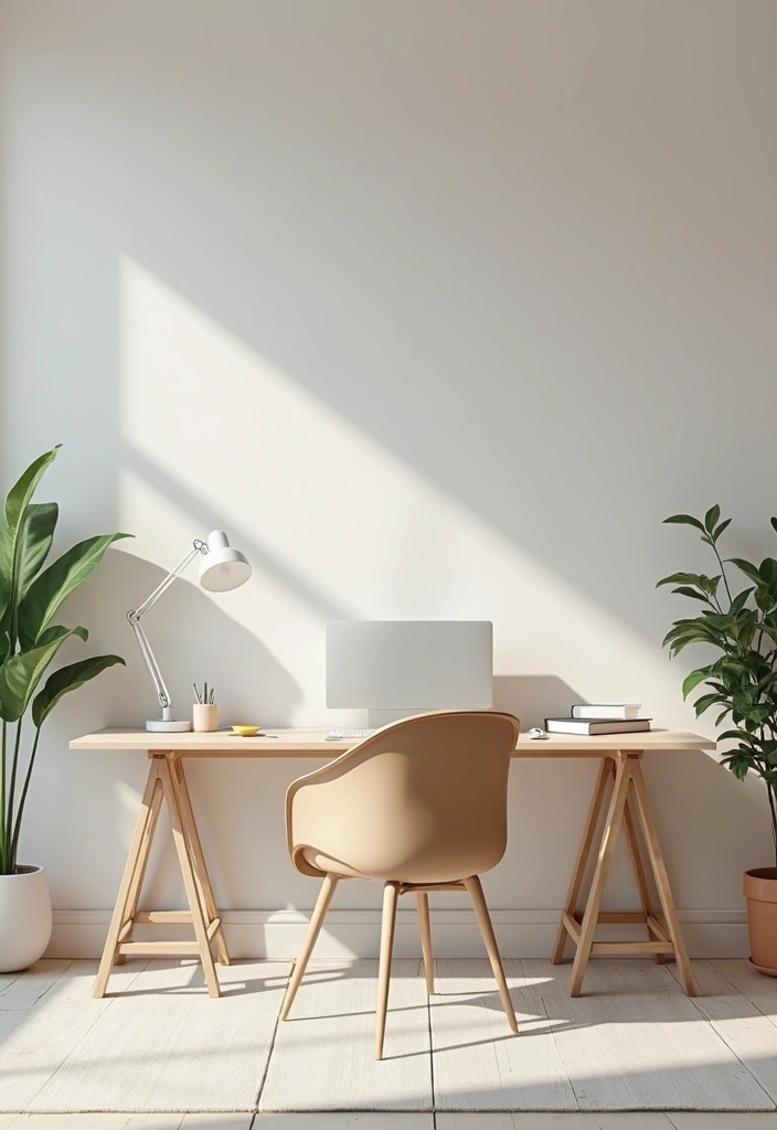 15 Must-Have Home Office Furniture Pieces for a Sustainable Workspace - 11. Minimalistic Workspace Solutions