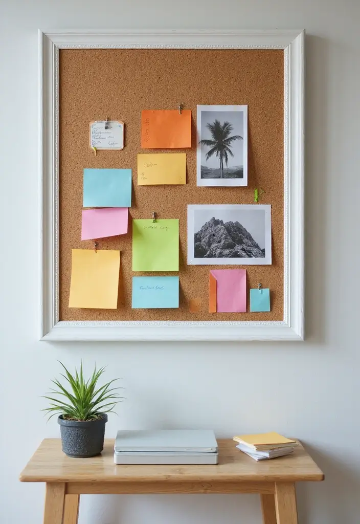 15 Must-Have Home Office Furniture Pieces for a Sustainable Workspace - 7. Stylish Corkboard or Whiteboard