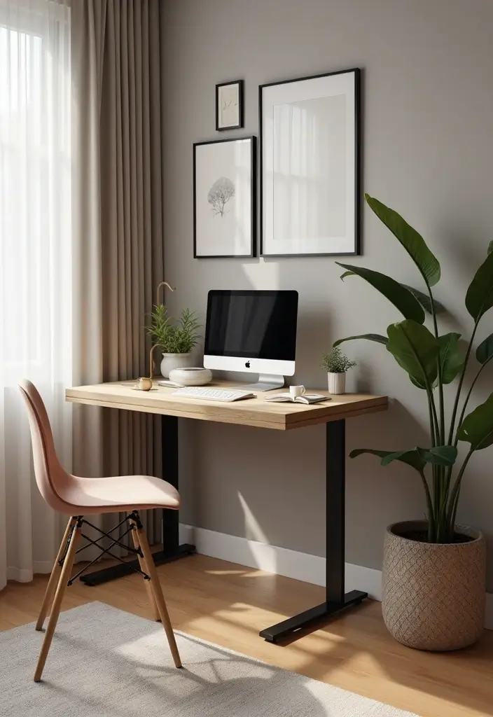 15 Small Apartment Furniture Pieces That Save Space - 11. Foldable Desk: Workspace on a Whim