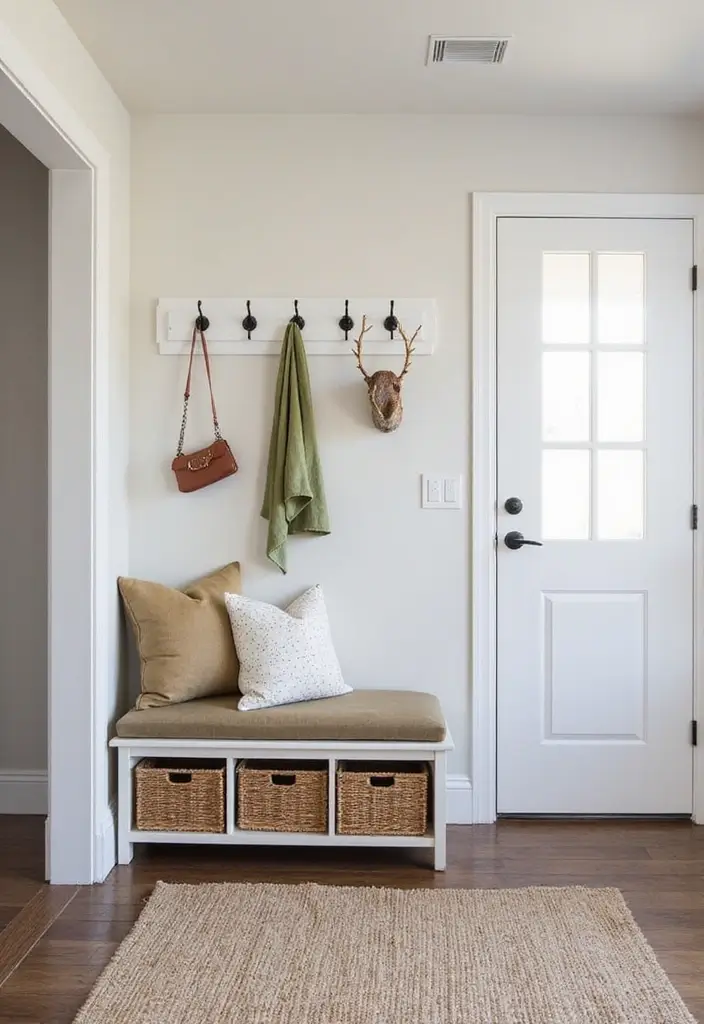 15 Small Apartment Furniture Pieces That Save Space - 14. Multi-Functional Bench: A Stylish Statement