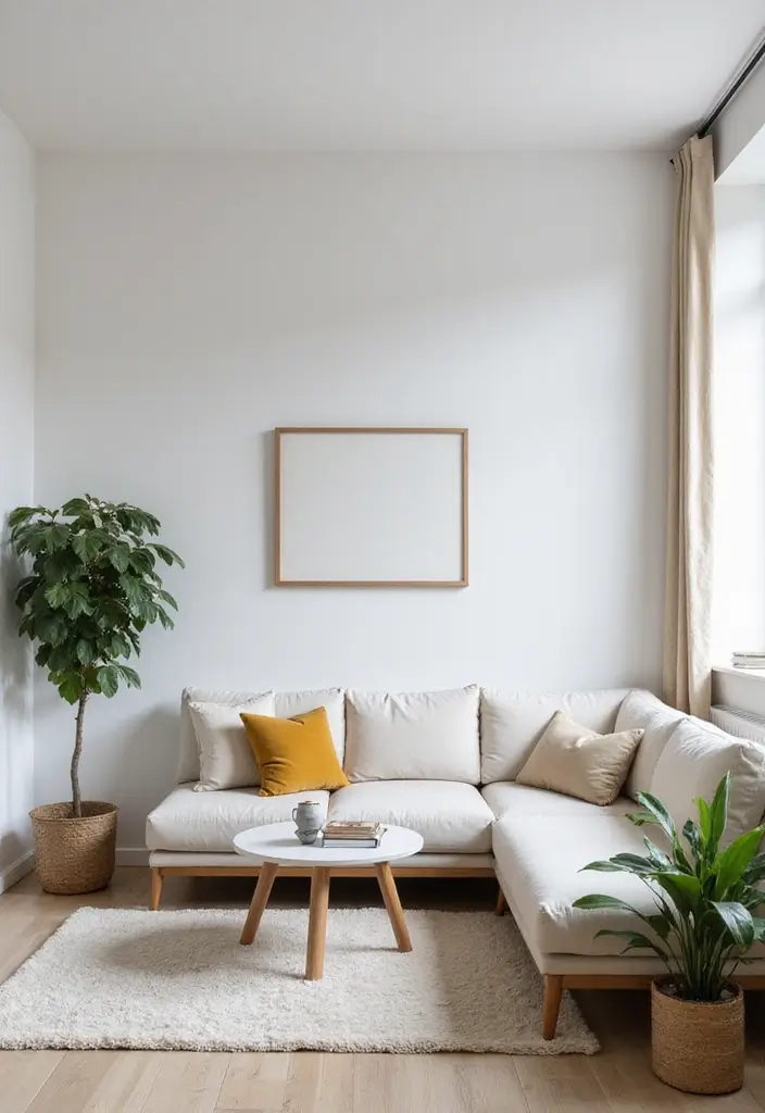 15 Small Apartment Living Room Design Ideas That Wow - 6. Embrace Minimalism
