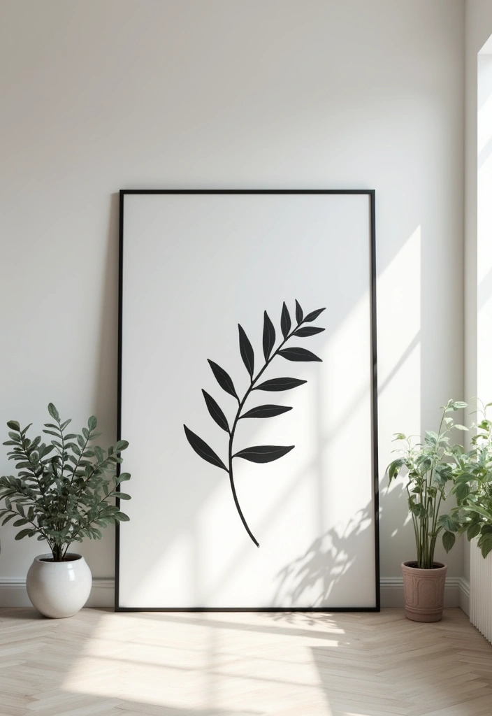 15 Wall Art Designs for Every Style: Eco-Friendly Ideas to Brighten Your Space! - 11. Minimalist Art with Natural Elements
