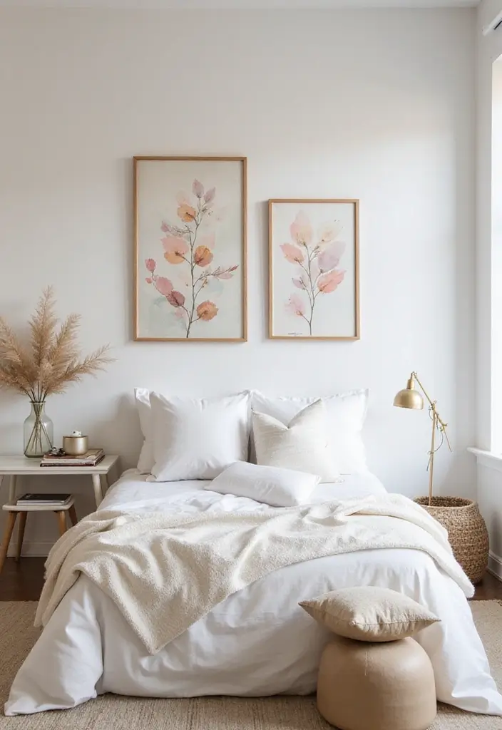 15 Wall Art Designs for Every Style: Eco-Friendly Ideas to Brighten Your Space! - 13. Watercolor Art for a Soft Touch