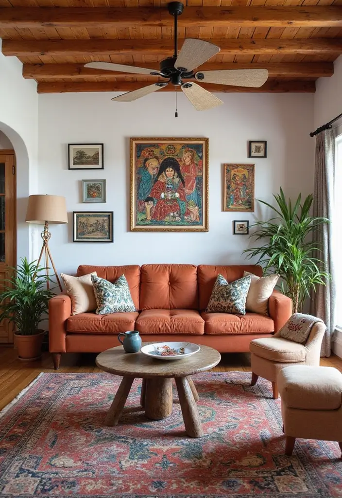 15 Wall Art Designs for Every Style: Eco-Friendly Ideas to Brighten Your Space! - 15. Cultural Art from Local Artisans
