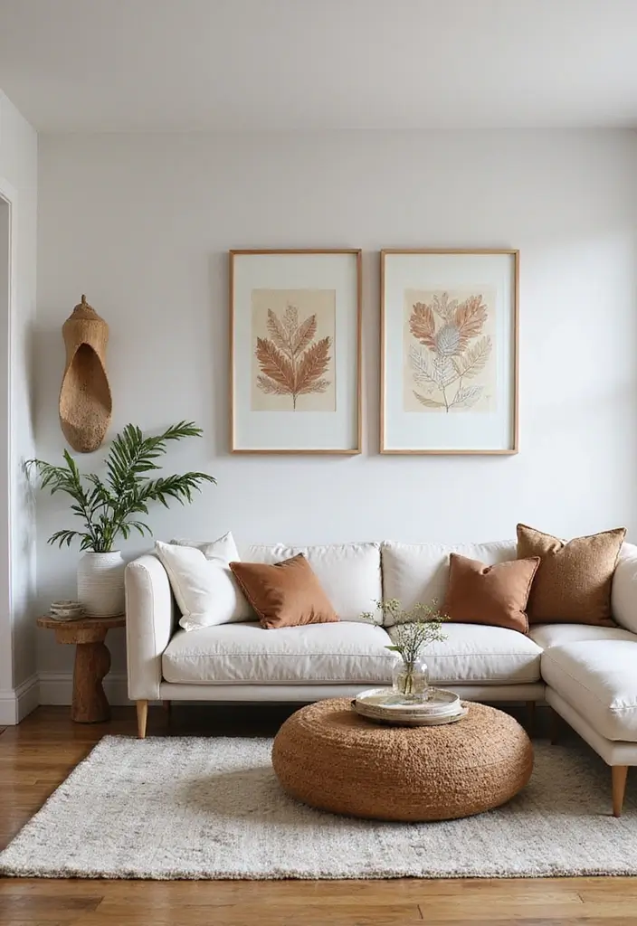 15 Wall Art Living Room Ideas That Impress - 6. Framed Recycled Paper Art