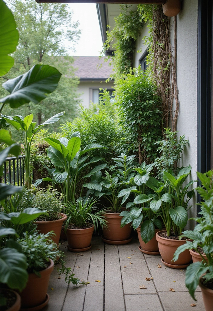 15 Ways to Style a Balcony with Plants - 15. Create a Theme Around Your Favorite Plants