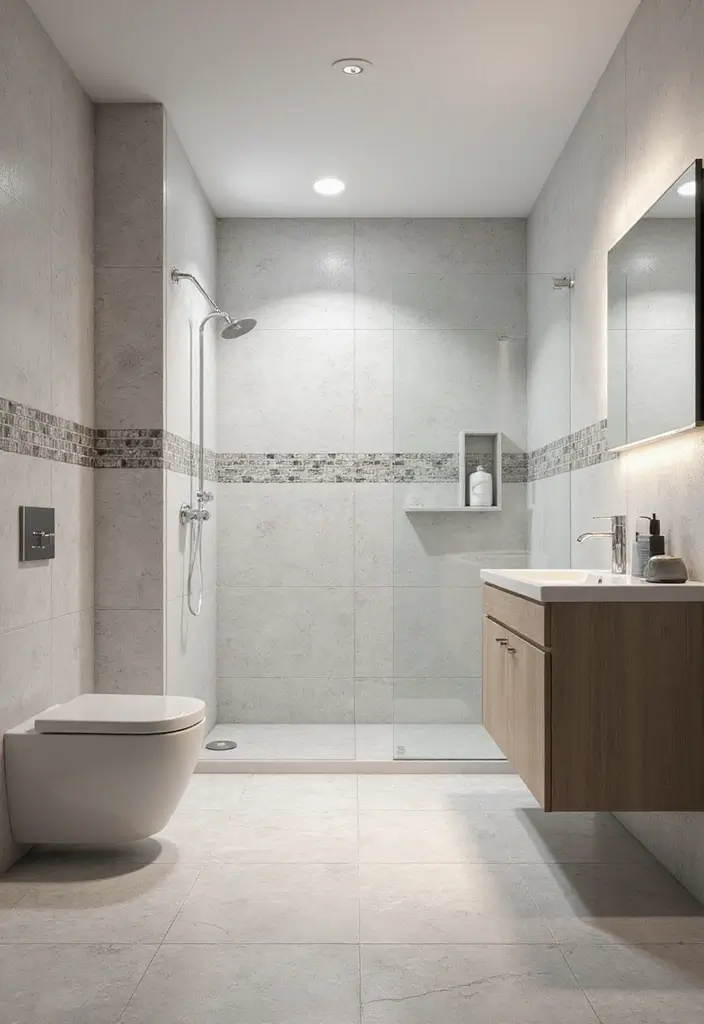 18 Bathroom Tiles That Make a Statement - 10. Large Format Tiles