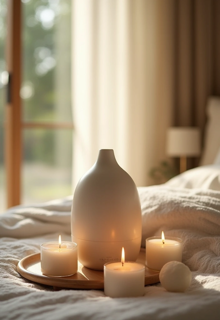 18 Bedroom Redesign Ideas for a Fresh Look - 15. Use of Aromatherapy