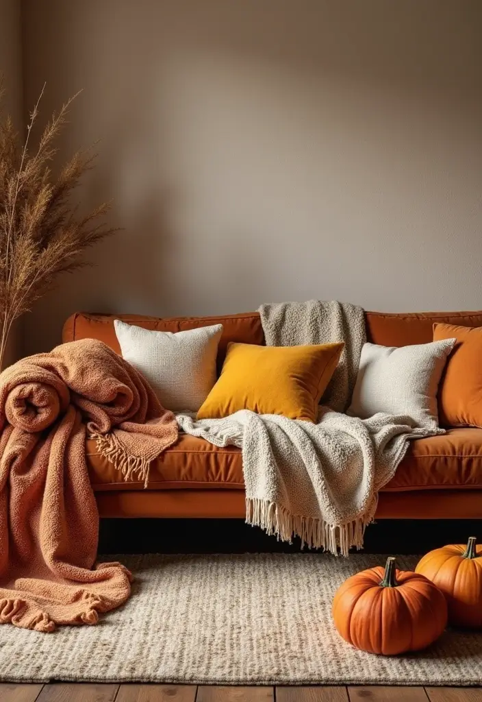 18 Fall Decor 2025 Trends You Can't Miss - 14. Warm Textiles