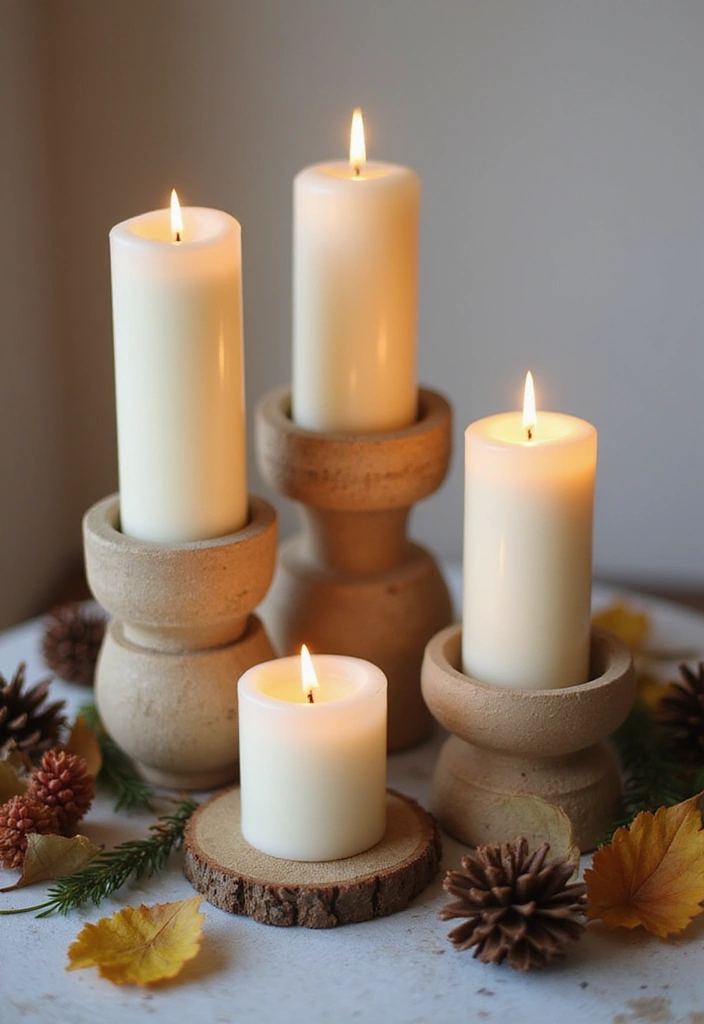 18 Fall Decor 2025 Trends You Can't Miss - 7. Sustainable Candles