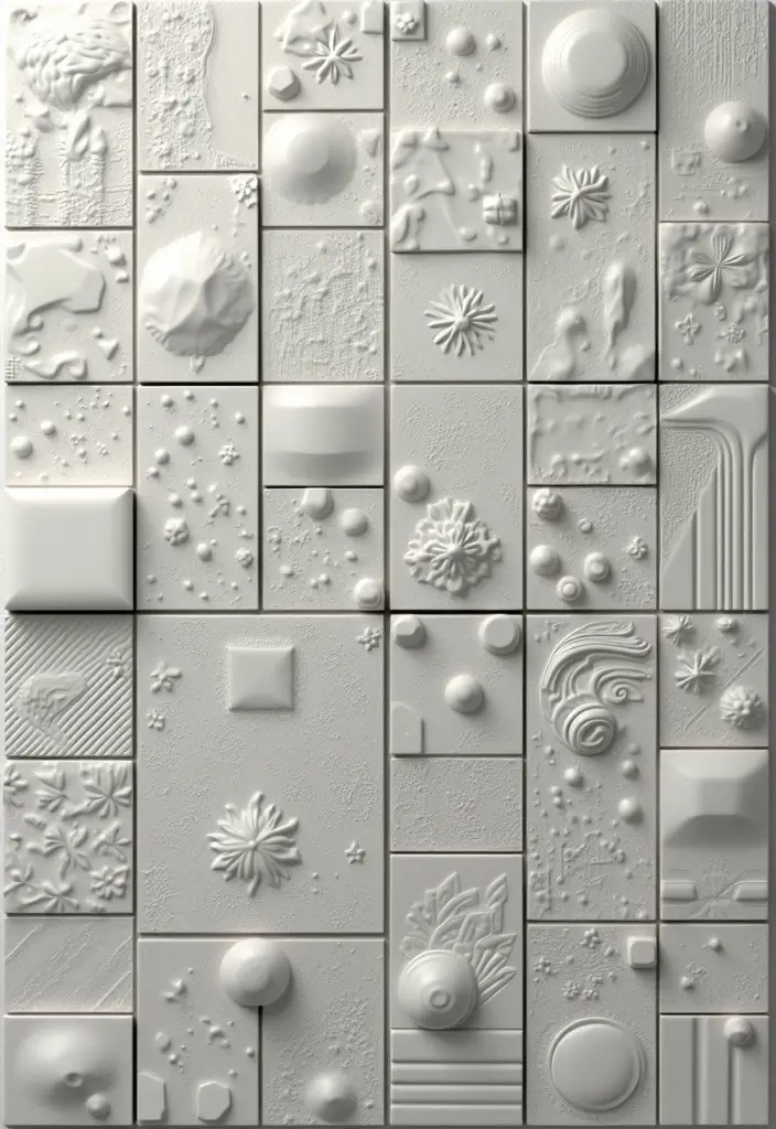 18 Kitchen Tiles Design Ideas for a Stylish Backsplash - 12. 3D Textured Tiles for Depth